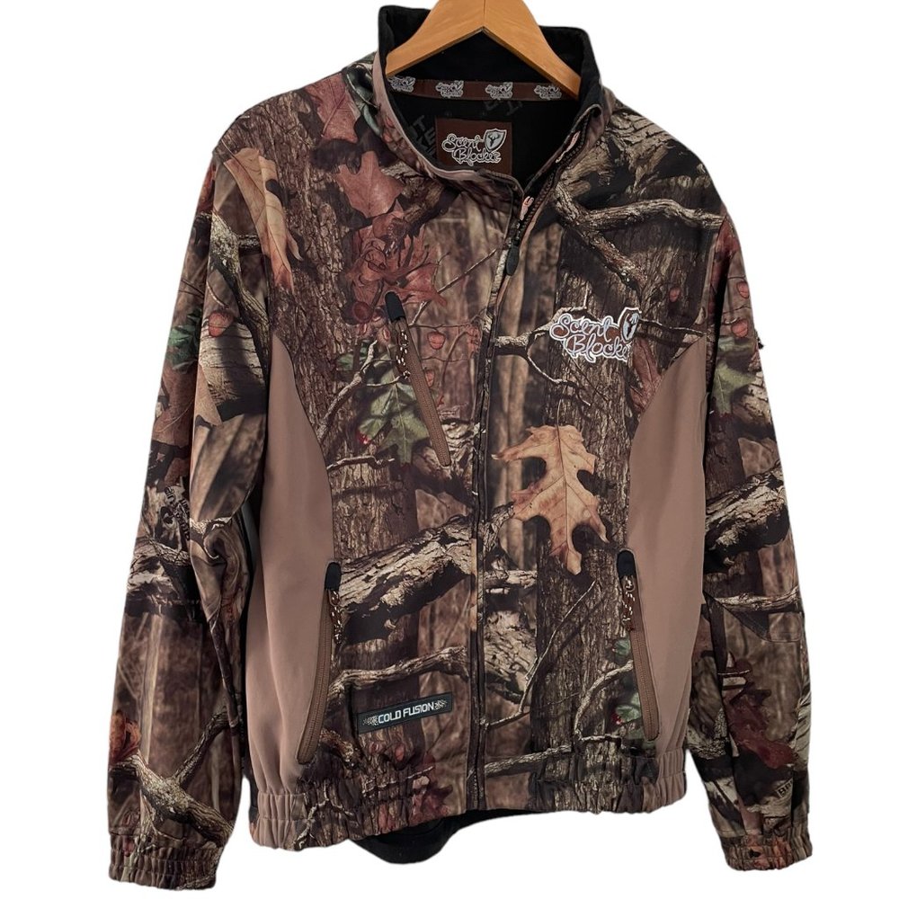 Scent Blocker Sola Cold Fusion Hunting Jacket L Womens Camo System Layer Three